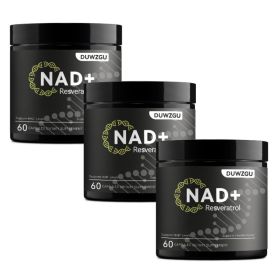 Liposoma NAD 60ct  Resveratro  CoQ10  Anti Aging  Cellular Energy Support (Option: Picture color-3PCS)