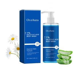 Salicylic Acid Shower Gel Daily Gentle Cleaning Exfoliation Oil Control Refreshing Clear Comfortable Lubrication (Option: Default)