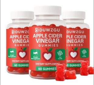 AppleVinegar Soft Candy (Option: 60 Tablets Per Bottle-3PCS)