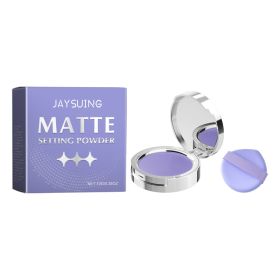 Matte Setting Powder Cake Natural Long Lasting Concealer Oil Control Light And Thin Not Easy To Remove Makeup Setting Powder Cake (Option: Default)