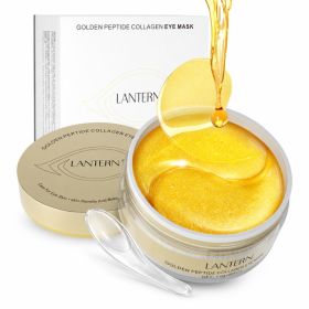 Golden Peptide Collagen Eye Mask, Moisturizing Eye Patches For Puffy Eyes And Dark Circles, 60PCS Hydrating Skincare (Option: YTM)