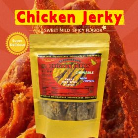 Sweet&Mild Spicy Soft Chicken Jerky-200g (Option: Default)