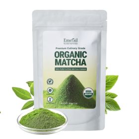Matcha--Emerail Premium Culinary Grade Organic Matcha Green Tea Powder,Premium Unsweetened,100 Pure Matcha Powder,Smoothies,and Baking 200g 7oz-- (Option: 1 piece)