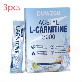 L-carnitine Powder Granules15 Pieces Muscle Gain, Energy & Recovery Pre-Workout (Option: Picture color-3PCS)