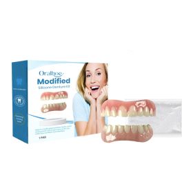 Oralhoe Denture 1-Piece Teeth Whitening Stain Removal for Daily Oral Care (Option: Default)